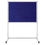 Tekerlek Ayaklı Kumaş Kaplı Pano 120x200 cm - Görsel 4