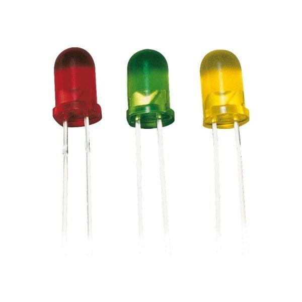 Led Diyot (Kırmızı-Sarı-Yeşil) 5 mm 3 Adet
