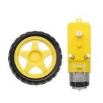 Motor ve Tekerlek Seti 6V 250 Rpm - Görsel 3