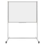 Tekerlek Ayaklı Sabit Beyaz Laminant Yazı Tahtası 120x140 cm