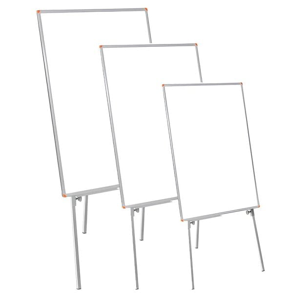 Teleskopik Ayaklı Beyaz Laminant Yazı Tahtası 100x140 cm