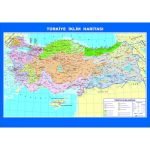 Türkiye Coğrafyası Haritaları Seti 15 Adet 70x100 cm - Görsel 15